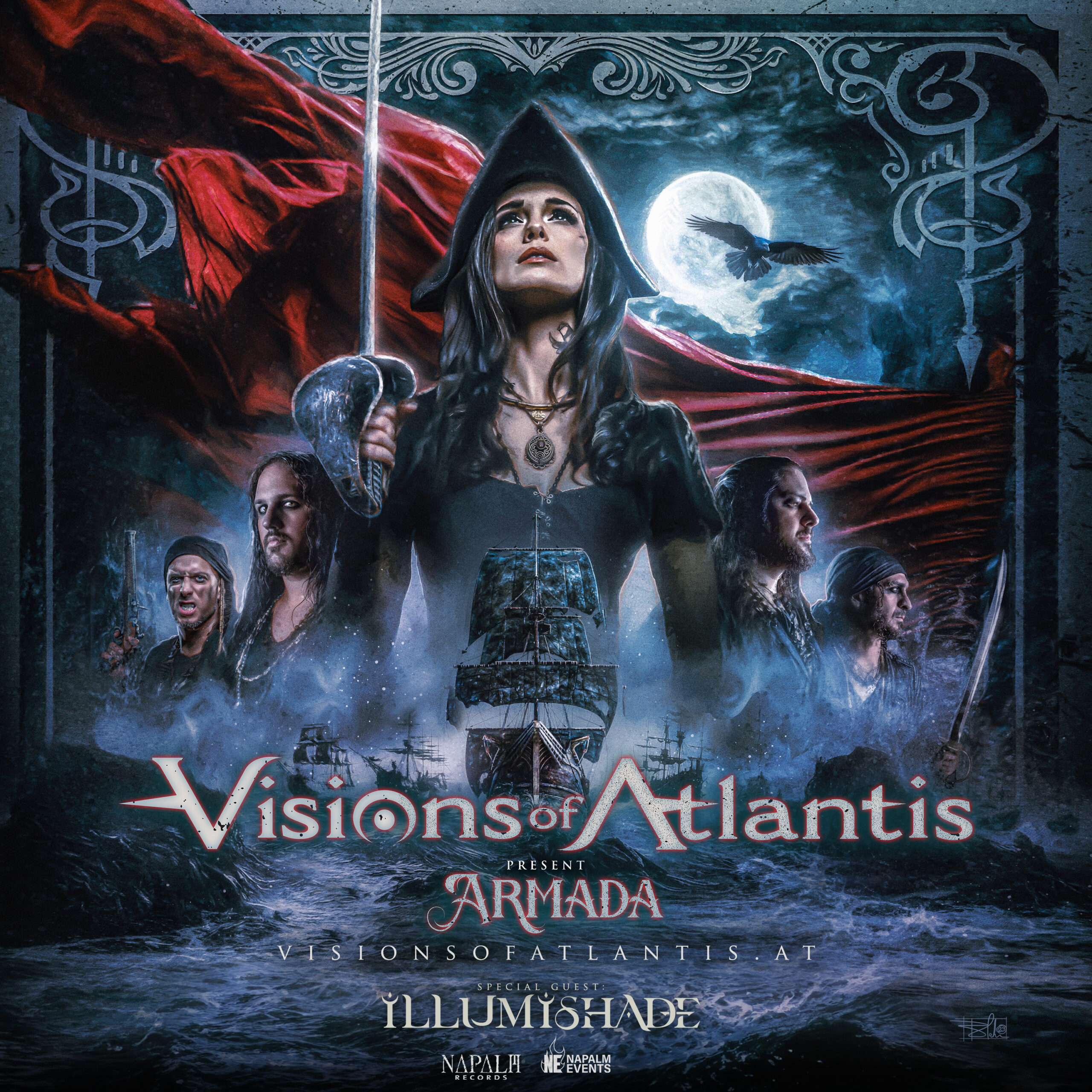 VISIONS OF ATLANTIS Support ILLUMISHADE bett