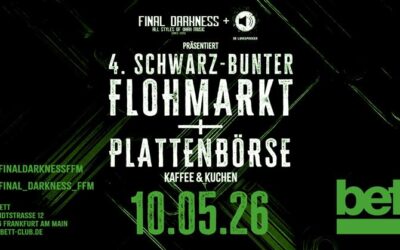 4. schwarz-bunter Flohmarkt + Plattenbörse