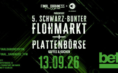 5. schwarz-bunter Flohmarkt + Plattenbörse